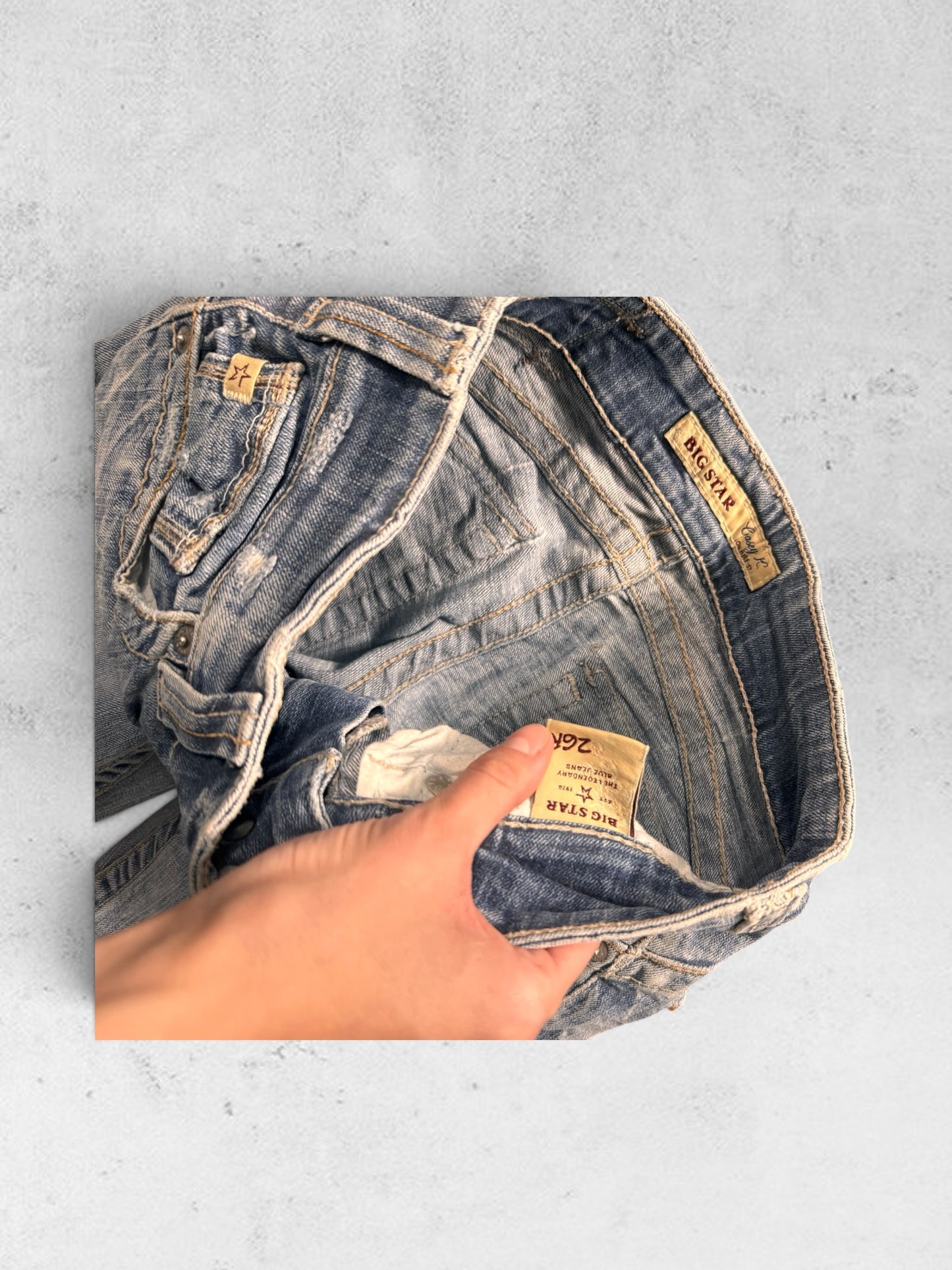 Lågmidjade jeans stl: XXS