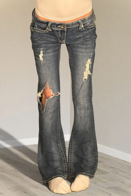 Lågmidjade jeans stl: S