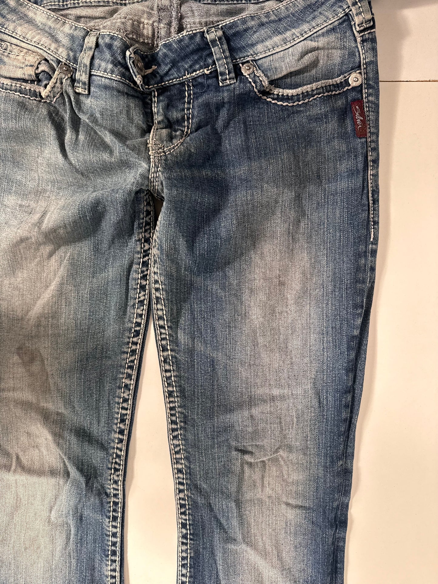 Lågmidjade jeans stl: S/M