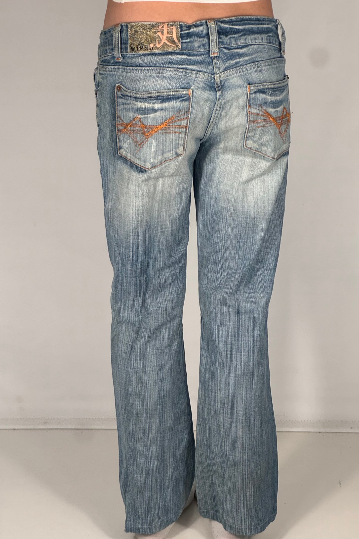 Lavtaljede jeans str: S