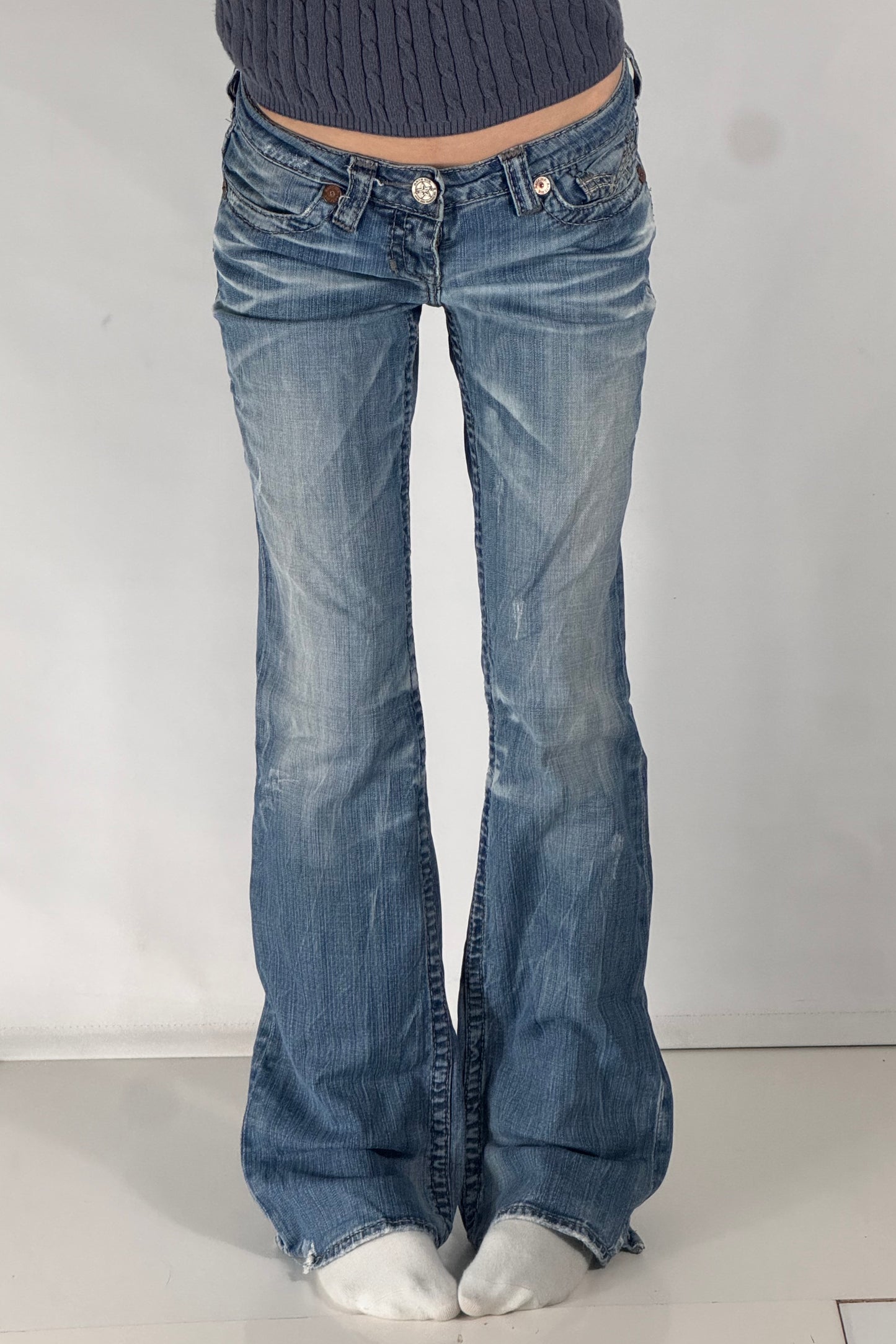 Lågmidjade jeans stl: XS