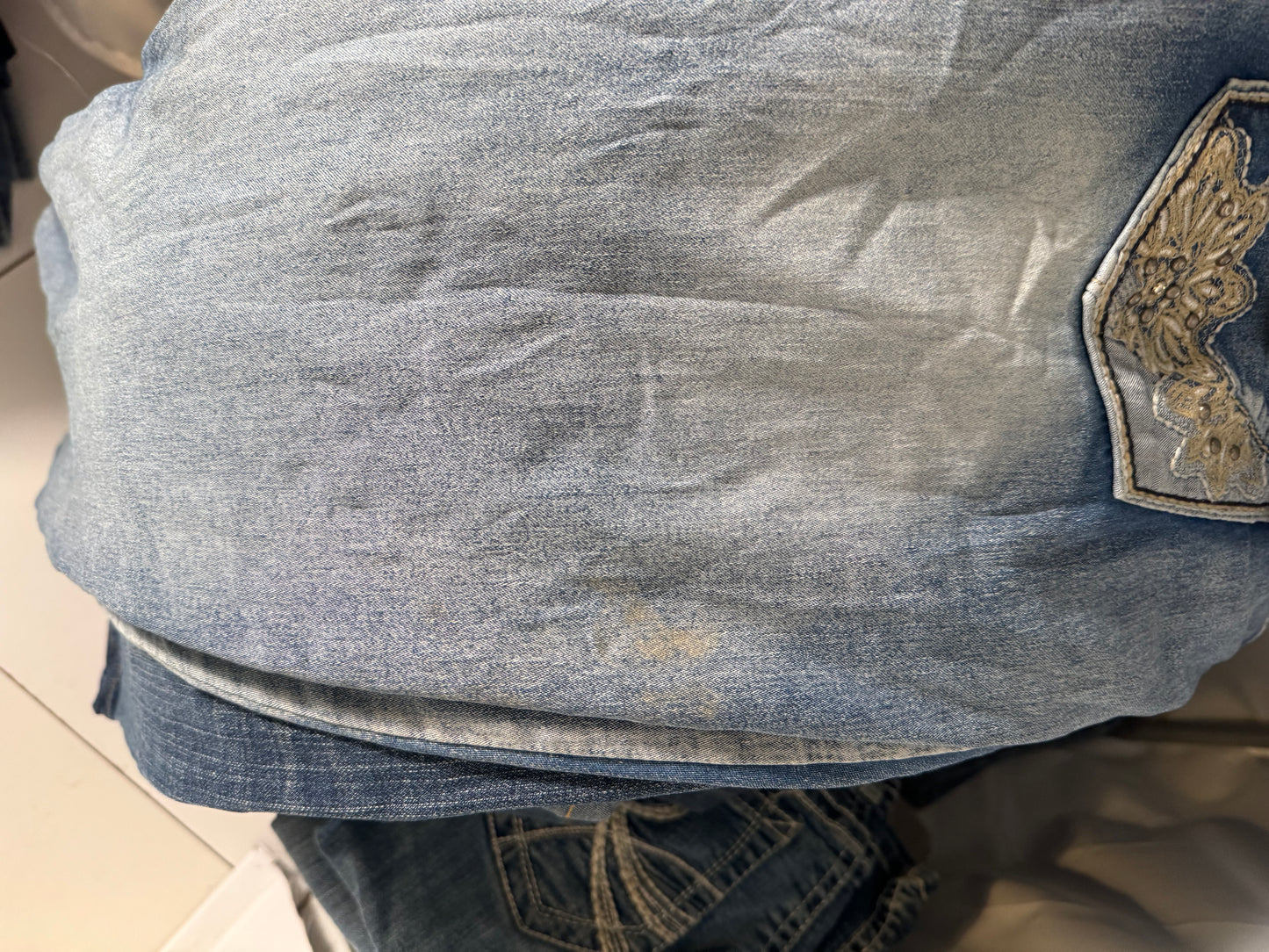 Lågmidjade jeans stl: M