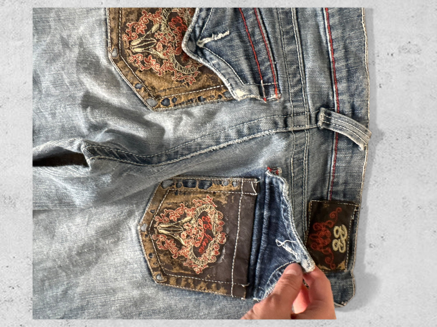 Lågmidjade jeans stl: XS/S