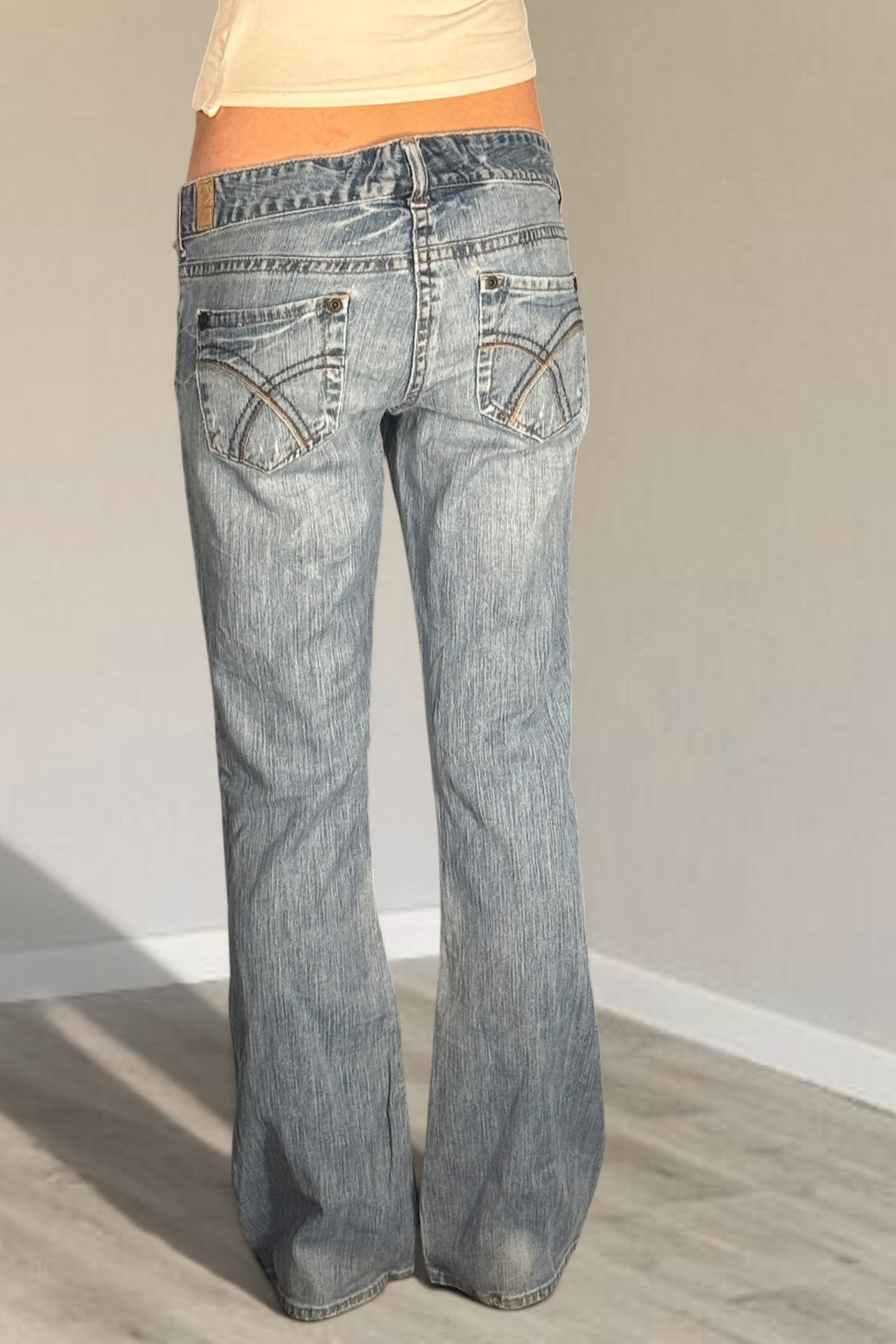 Lågmidjade jeans stl: S
