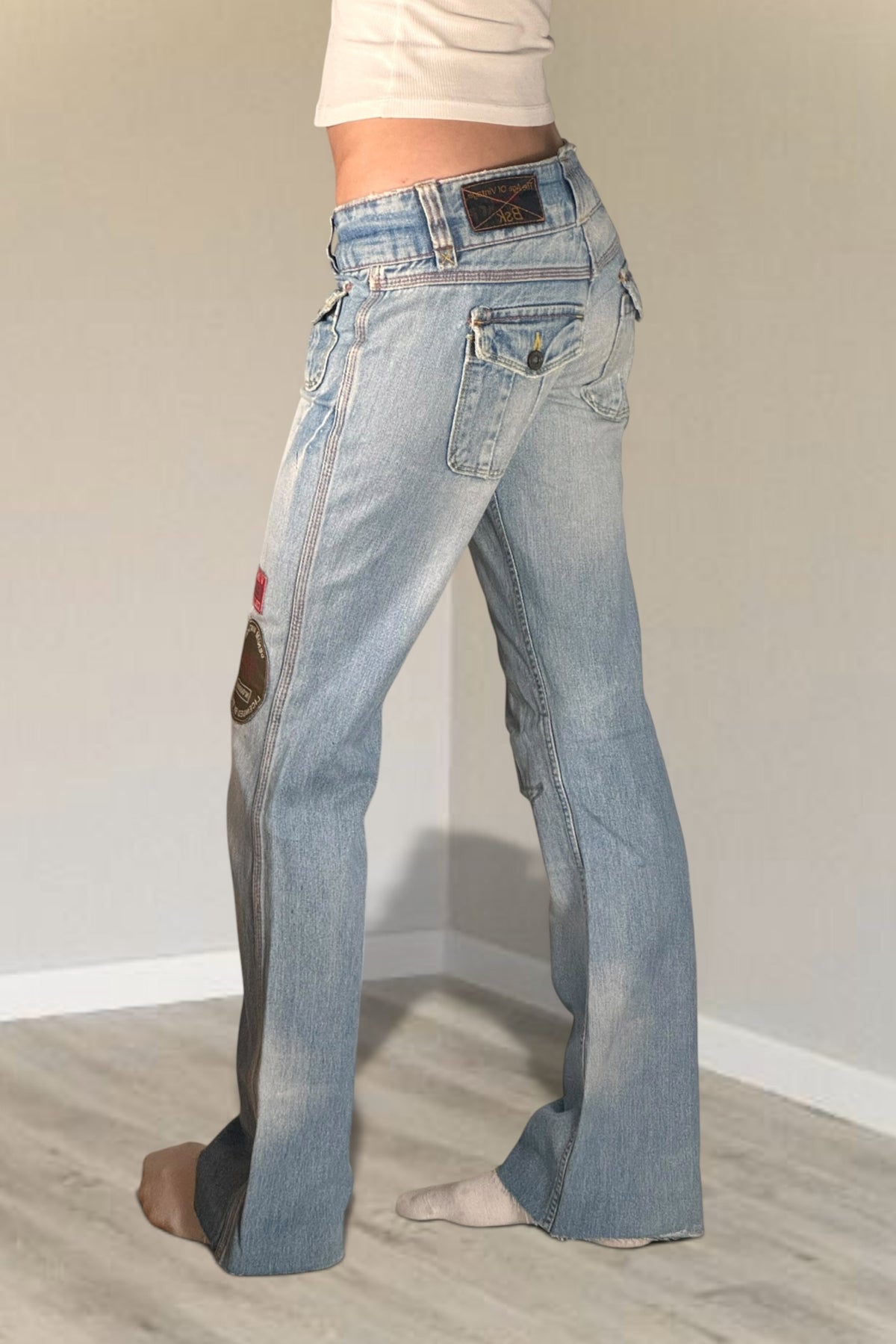 Lågmidjade jeans stl: XS