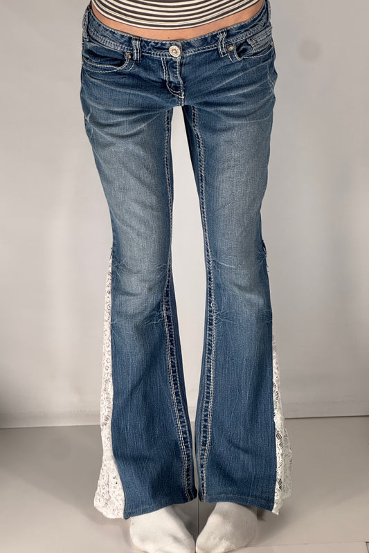 Lågmidjade jeans stl: XS