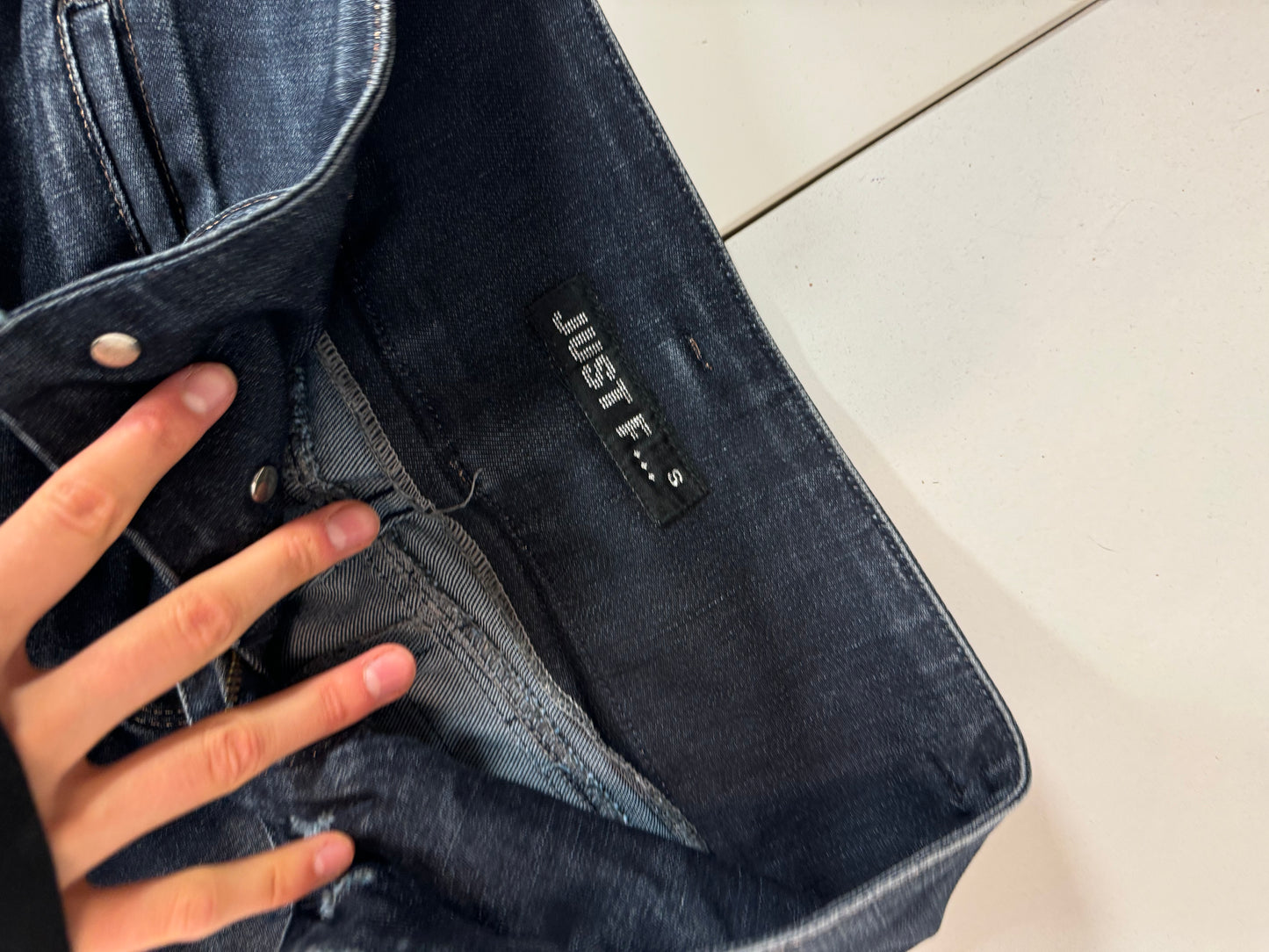 Lågmidjade jeans stl: XS