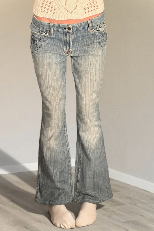 Lågmidjade jeans stl: S
