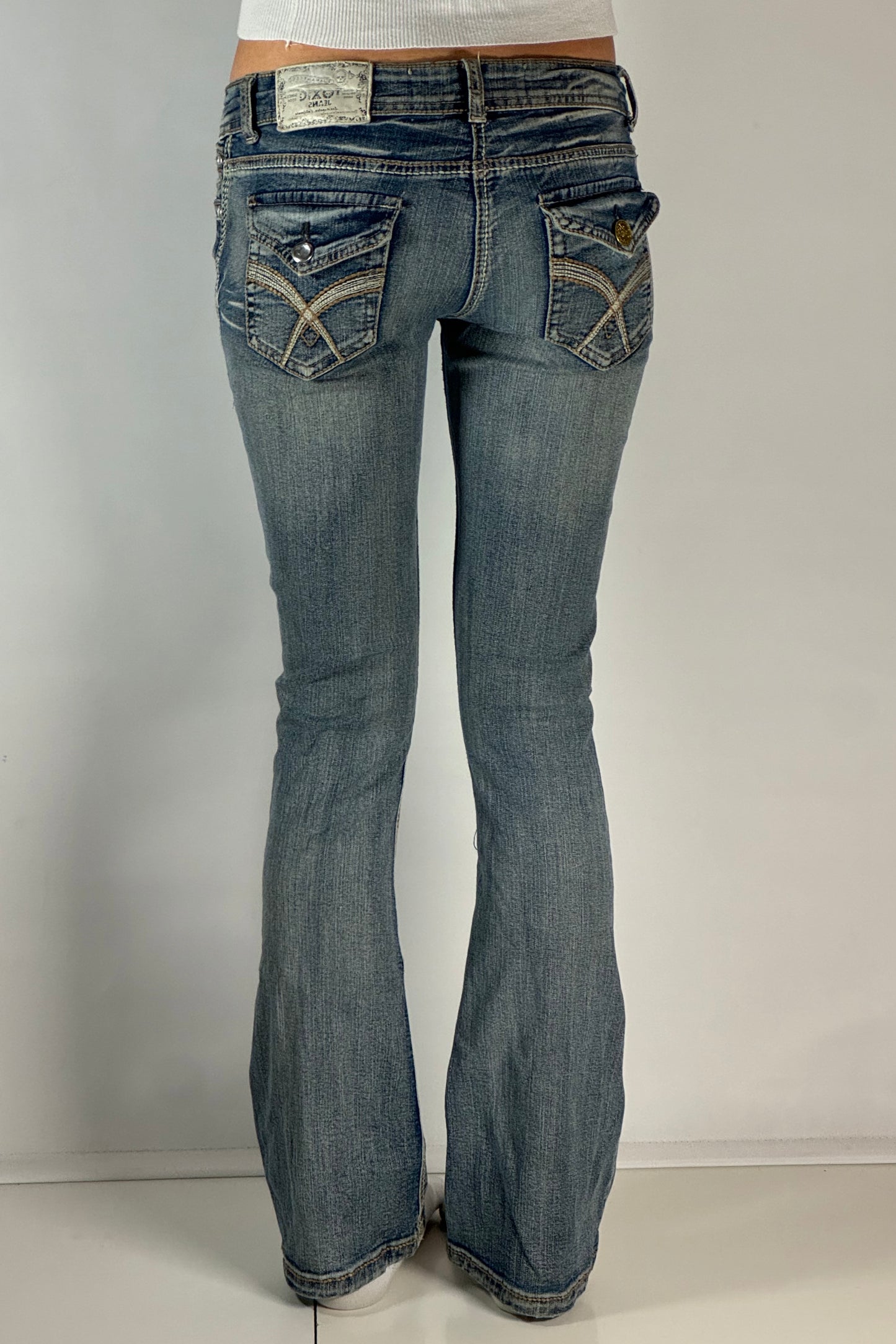 Lågmidjade jeans stl: XS