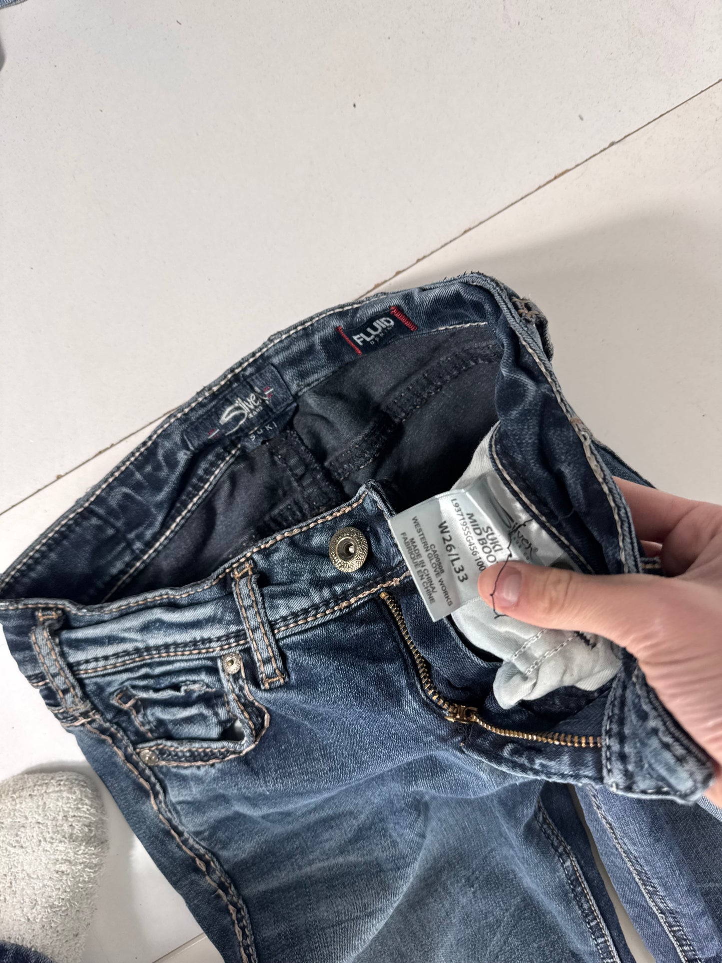 Lågmidjade jeans stl: XS