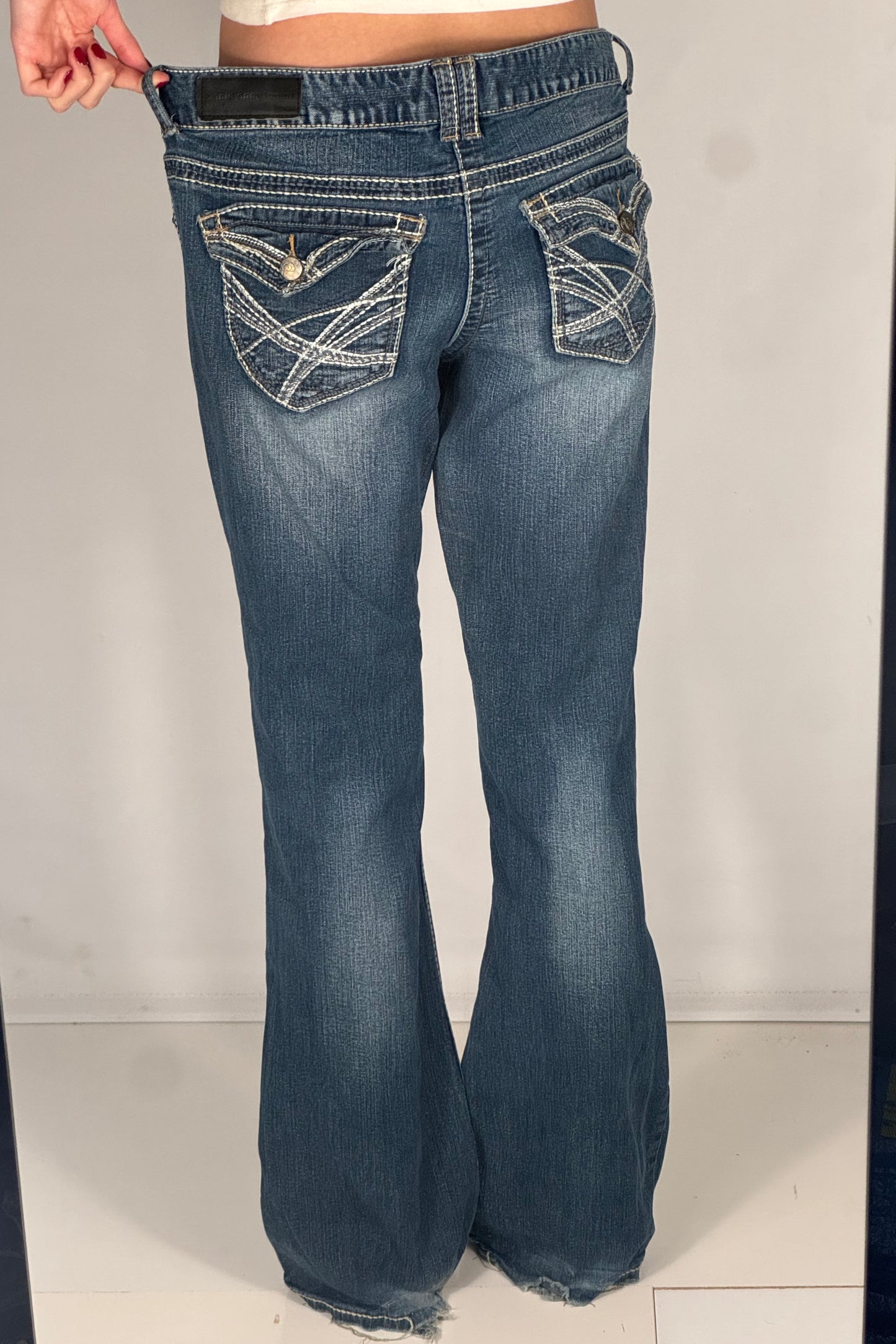 Lågmidjade jeans stl: M