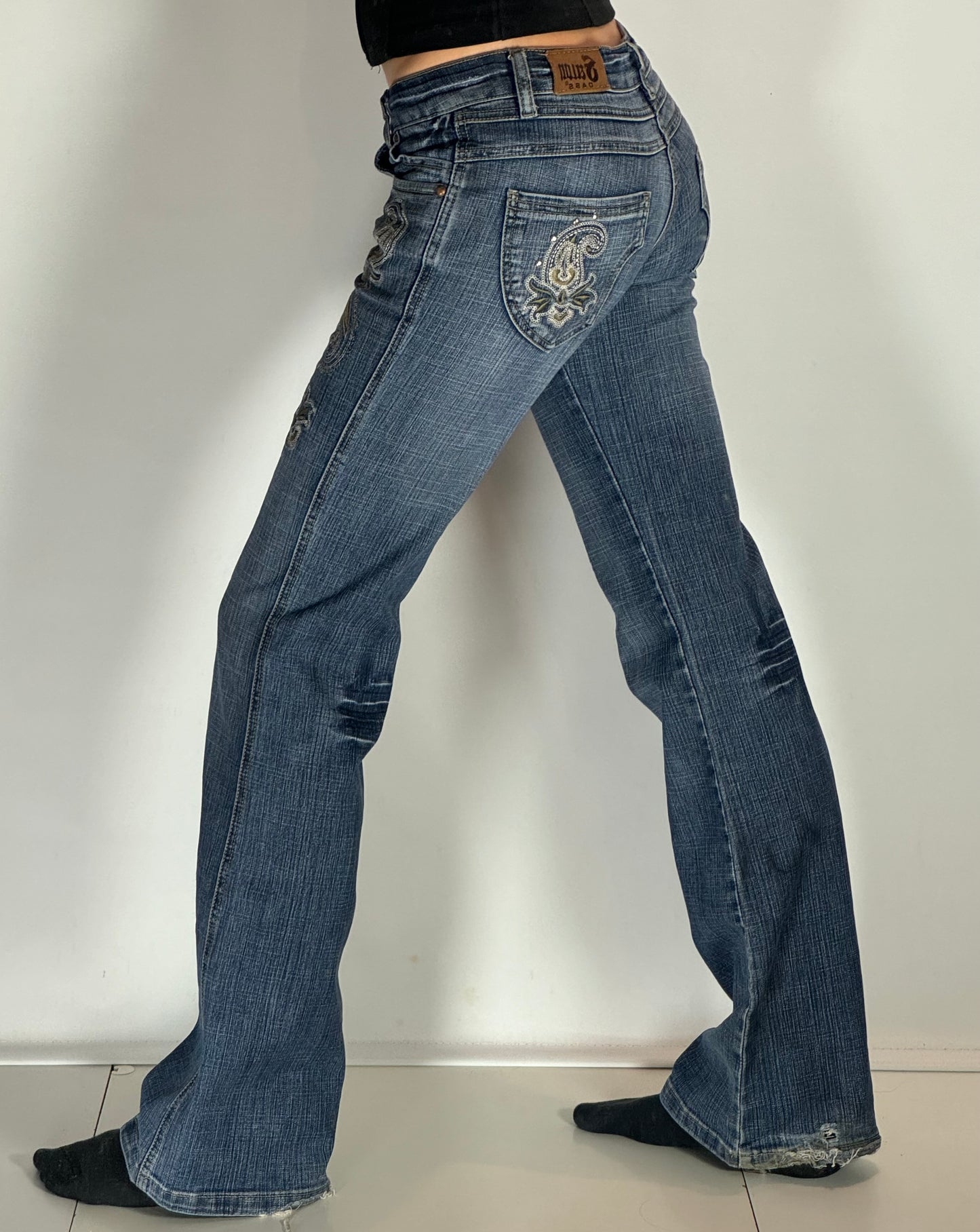 Lågmidjade jeans stl: XS