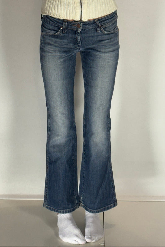 Lågmidjade jeans–stl: XS
