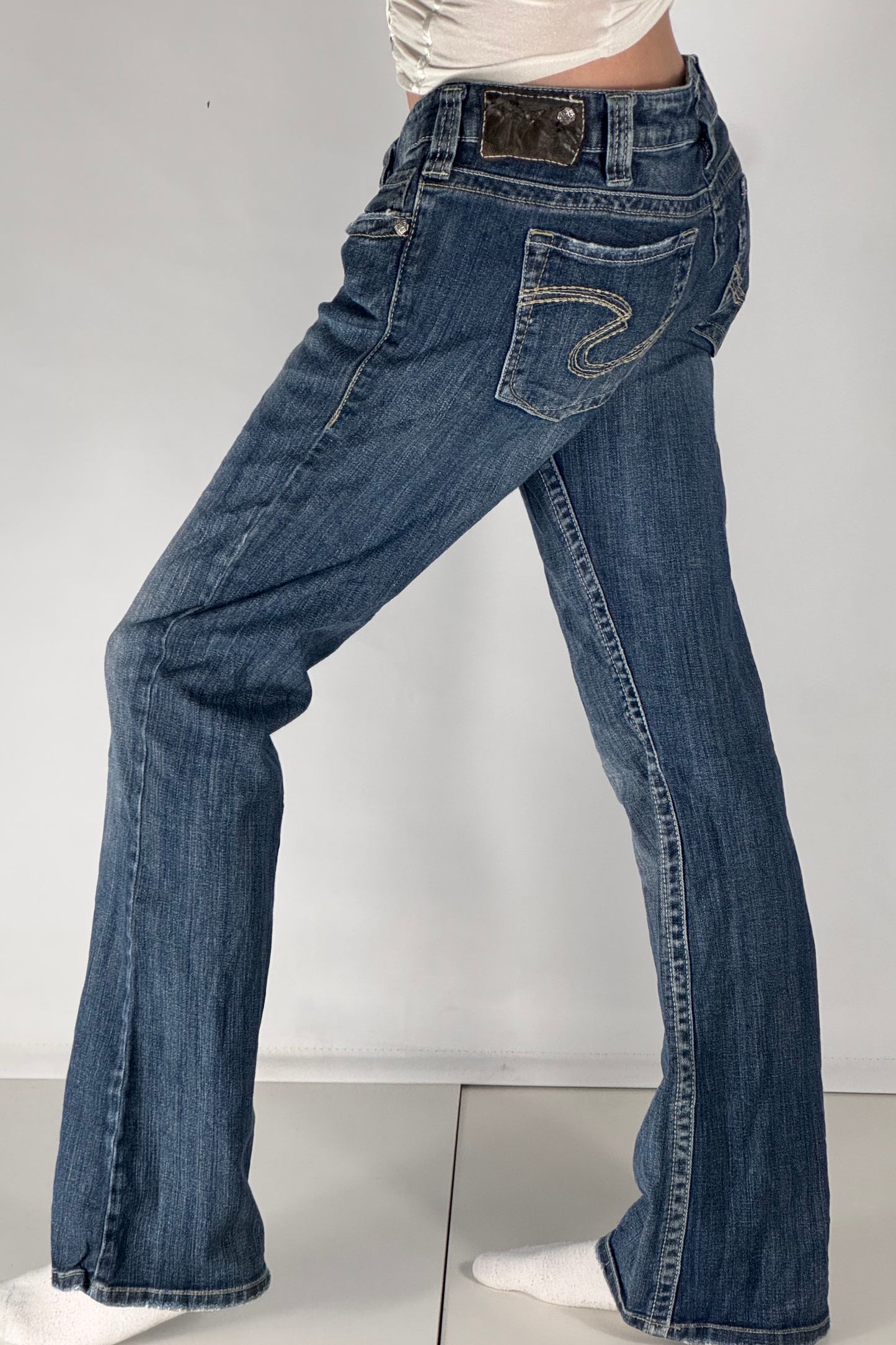 Lågmidjade jeans stl: M