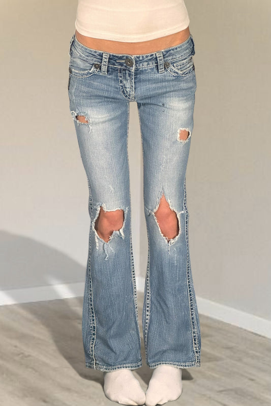 Lågmidjade jeans stl: XS