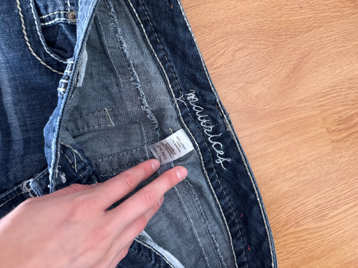 Lågmidjade jeans stl: M