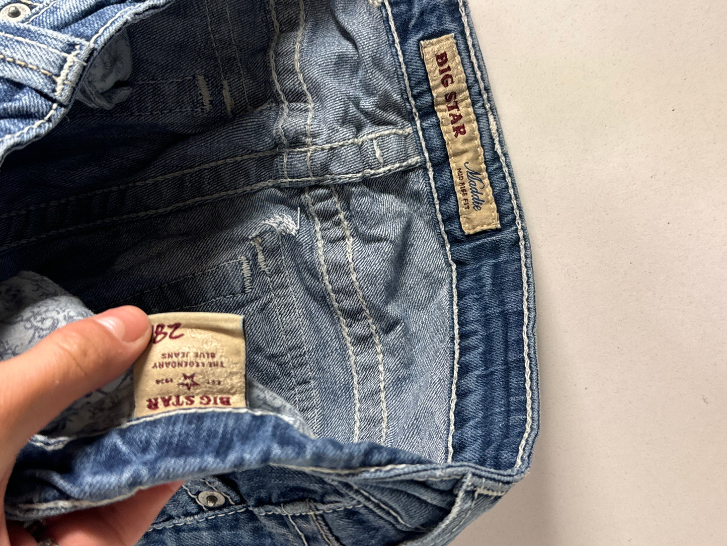 Lågmidjade jeans stl: S/M
