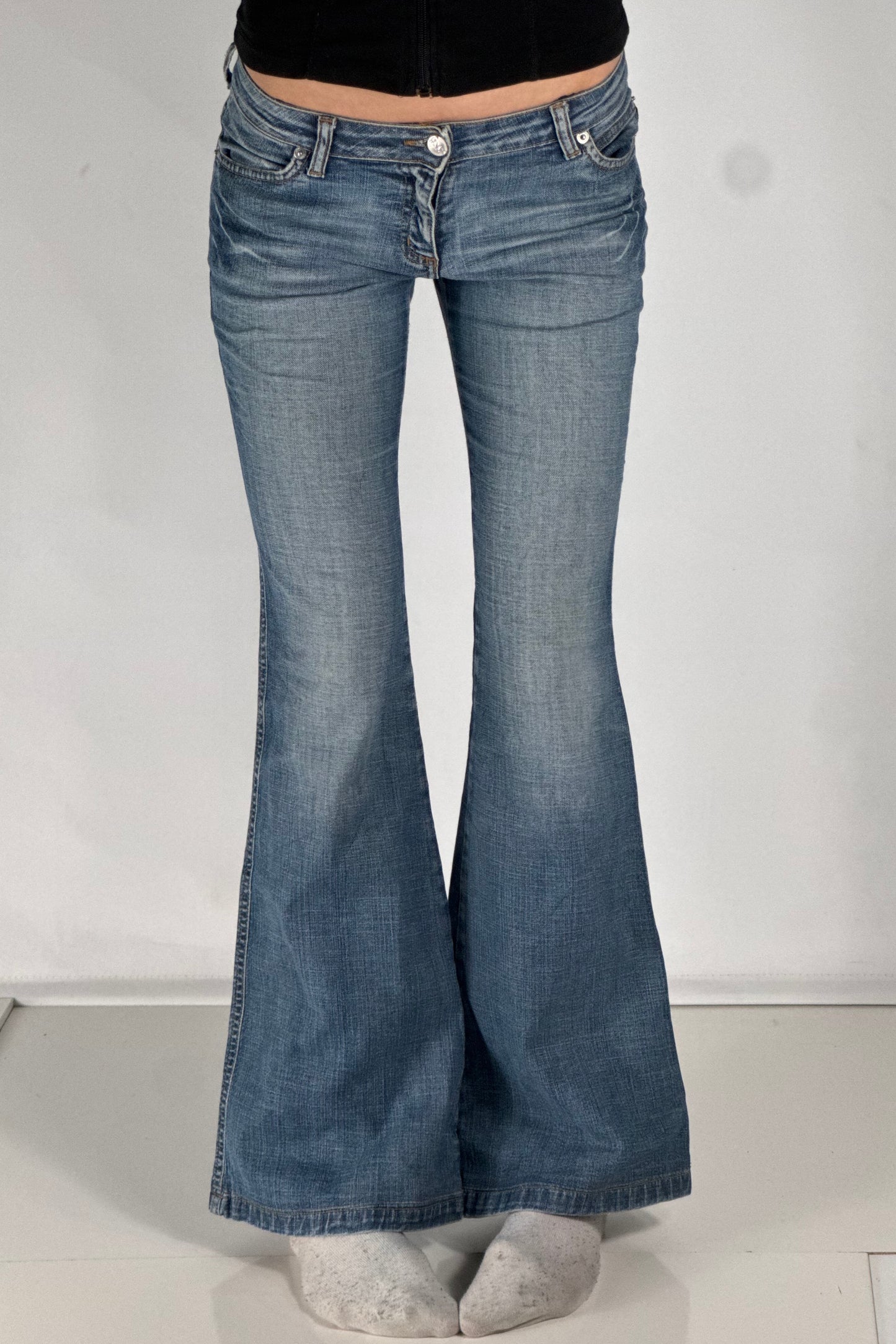 Lågmidjade jeans stl: XS