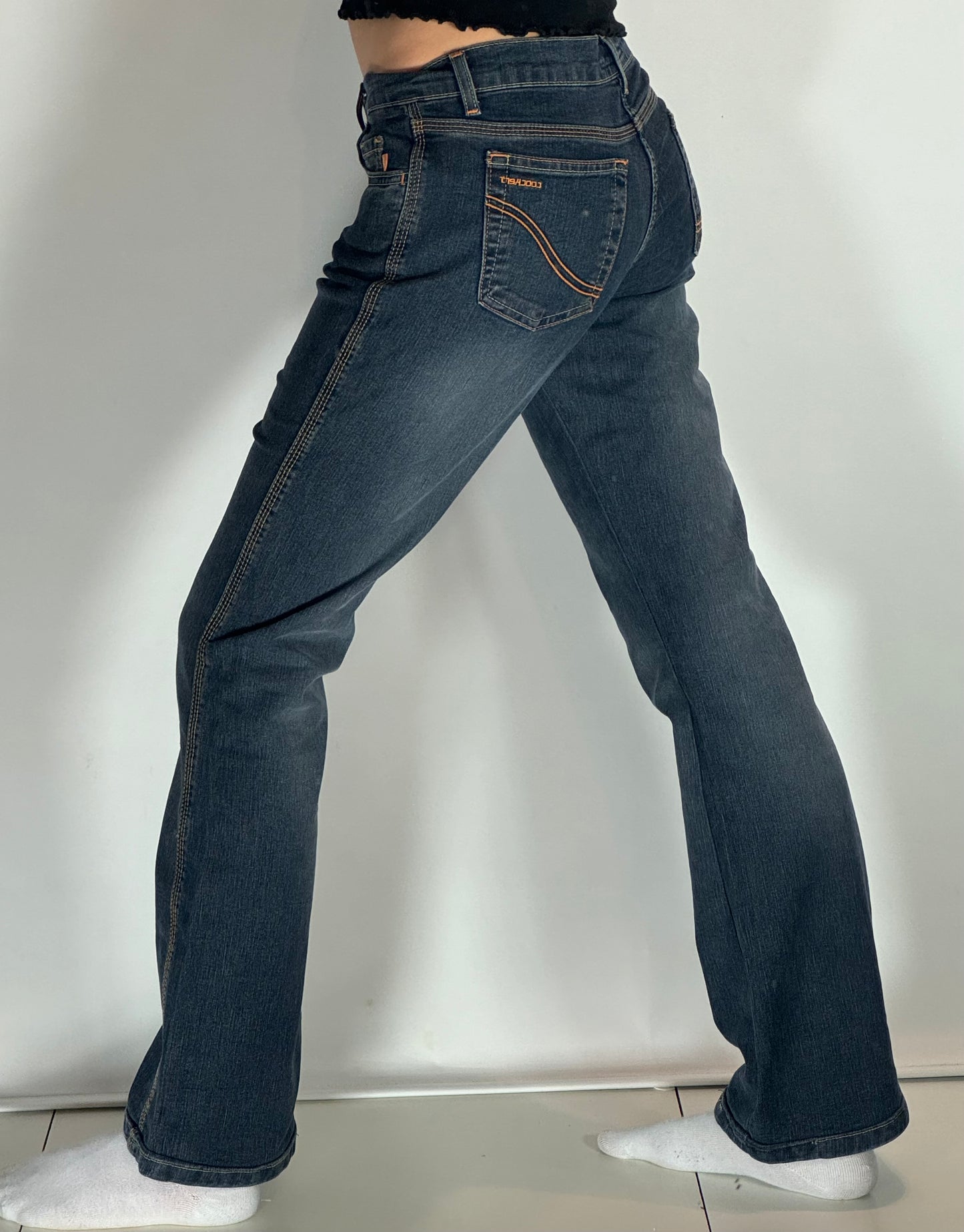 Lågmidjade jeans stl: S