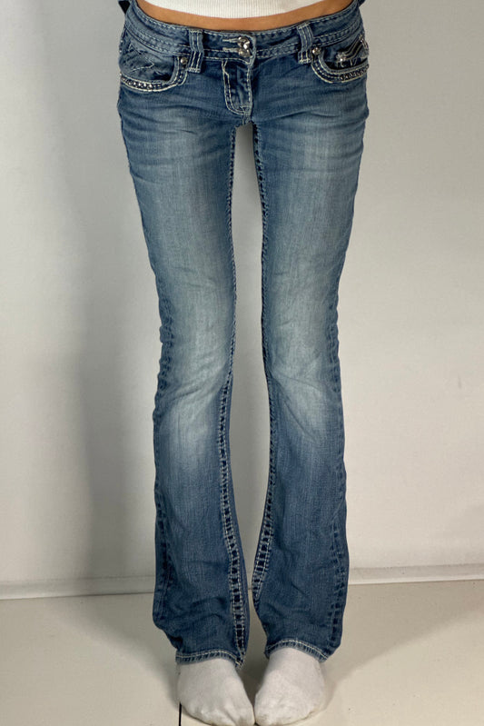 Lågmidjade jeans stl: S