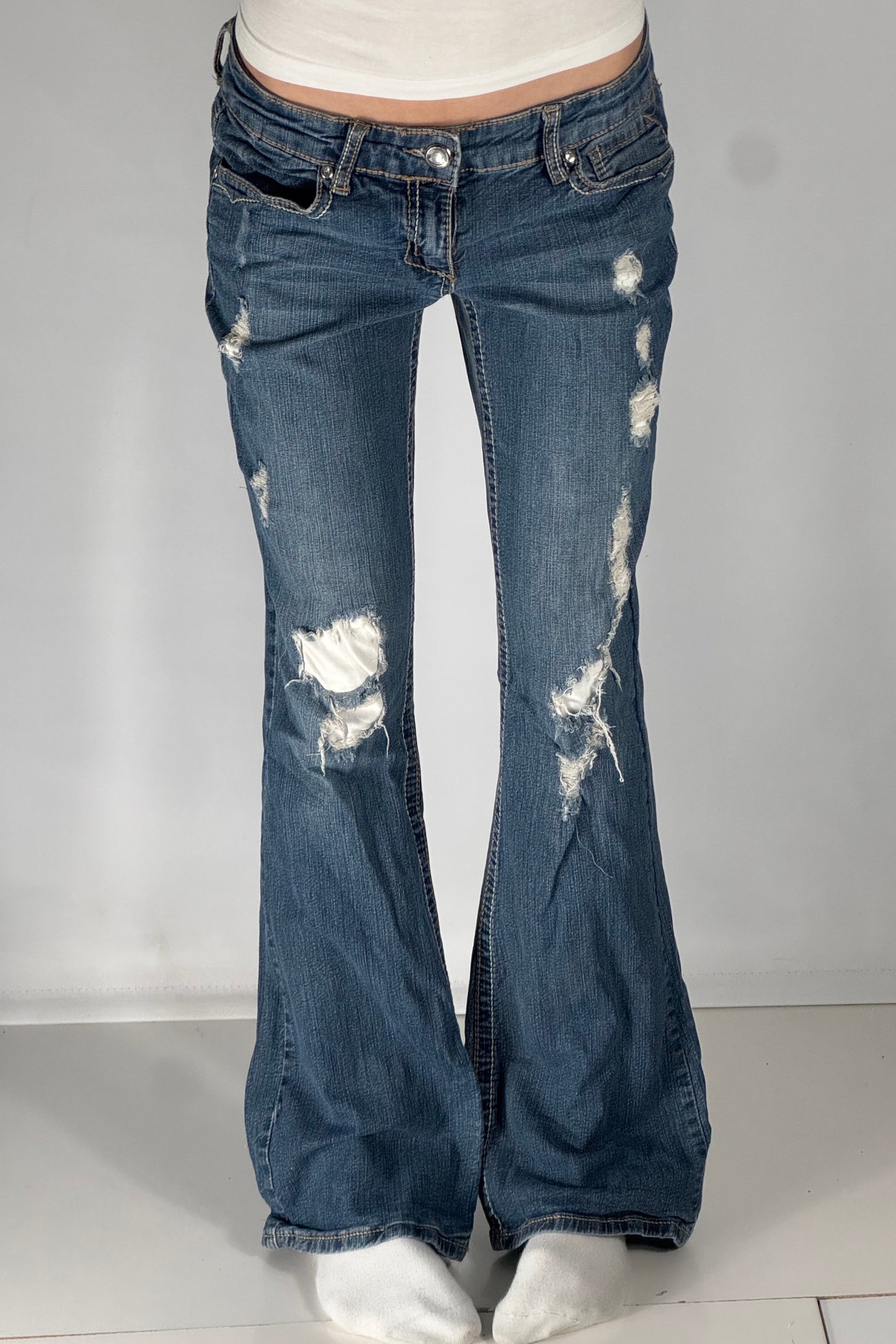 Lågmidjade jeans stl: S