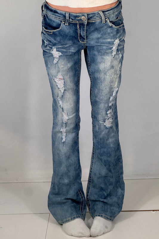 Lågmidjade jeans stl: S