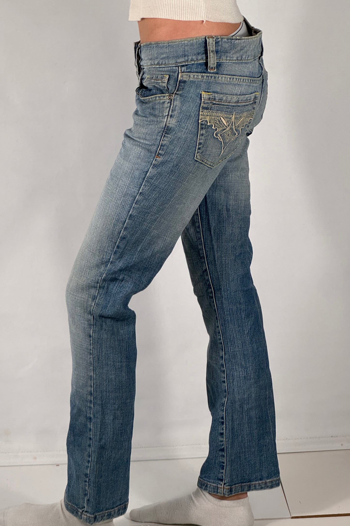 Lågmidjade jeans stl: S