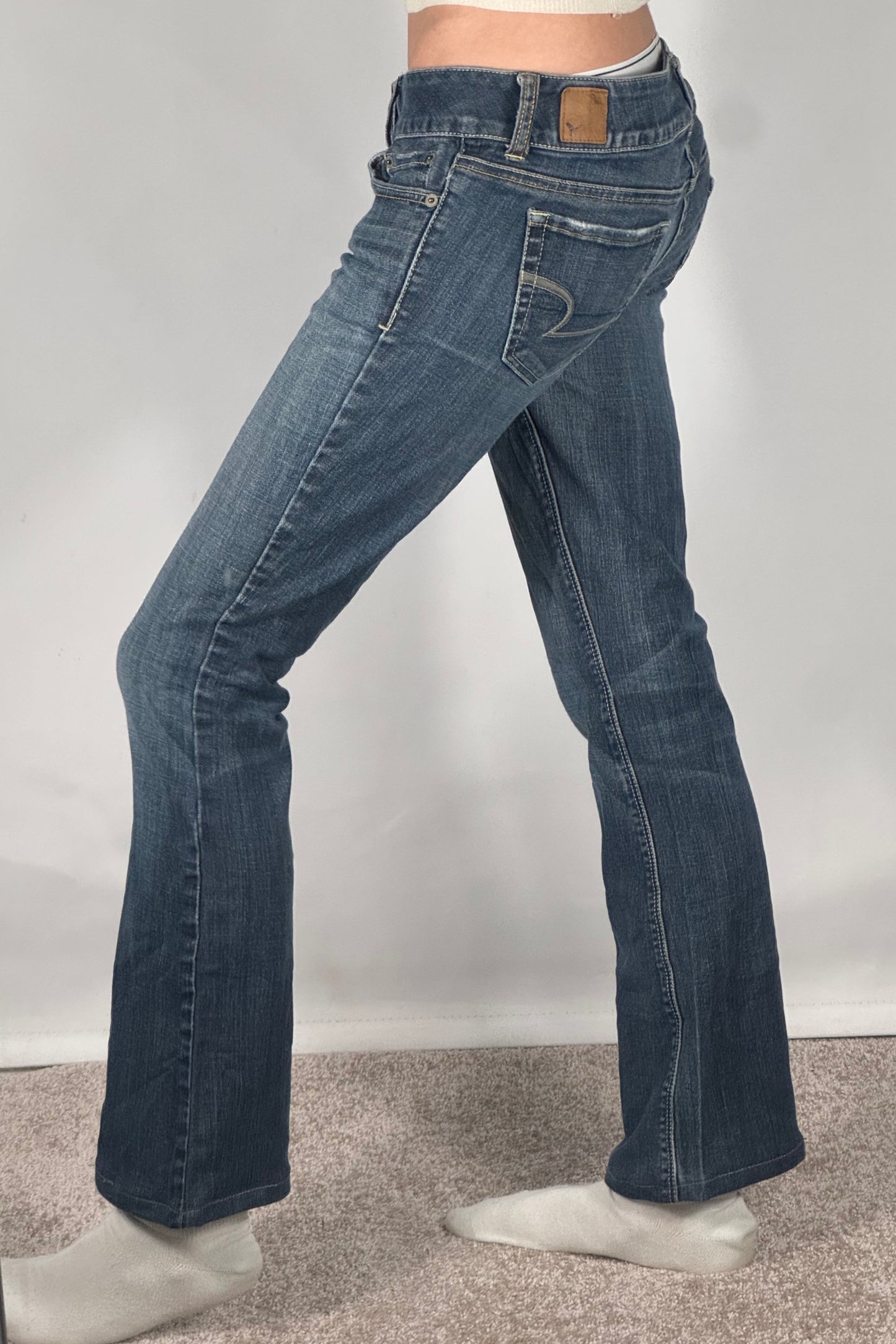 Lågmidjade jeans stl: S