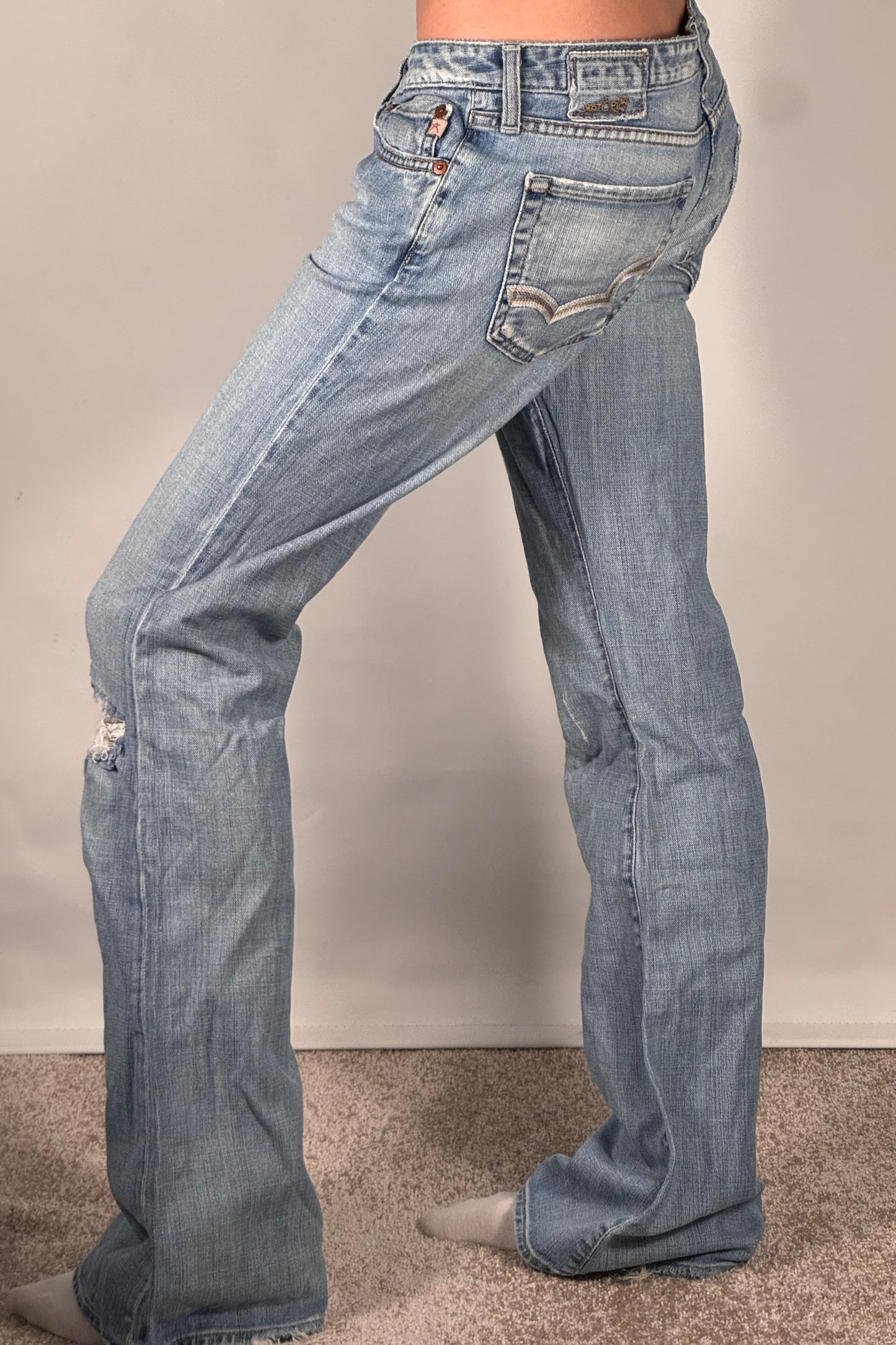 Lågmidjade jeans stl: S/M