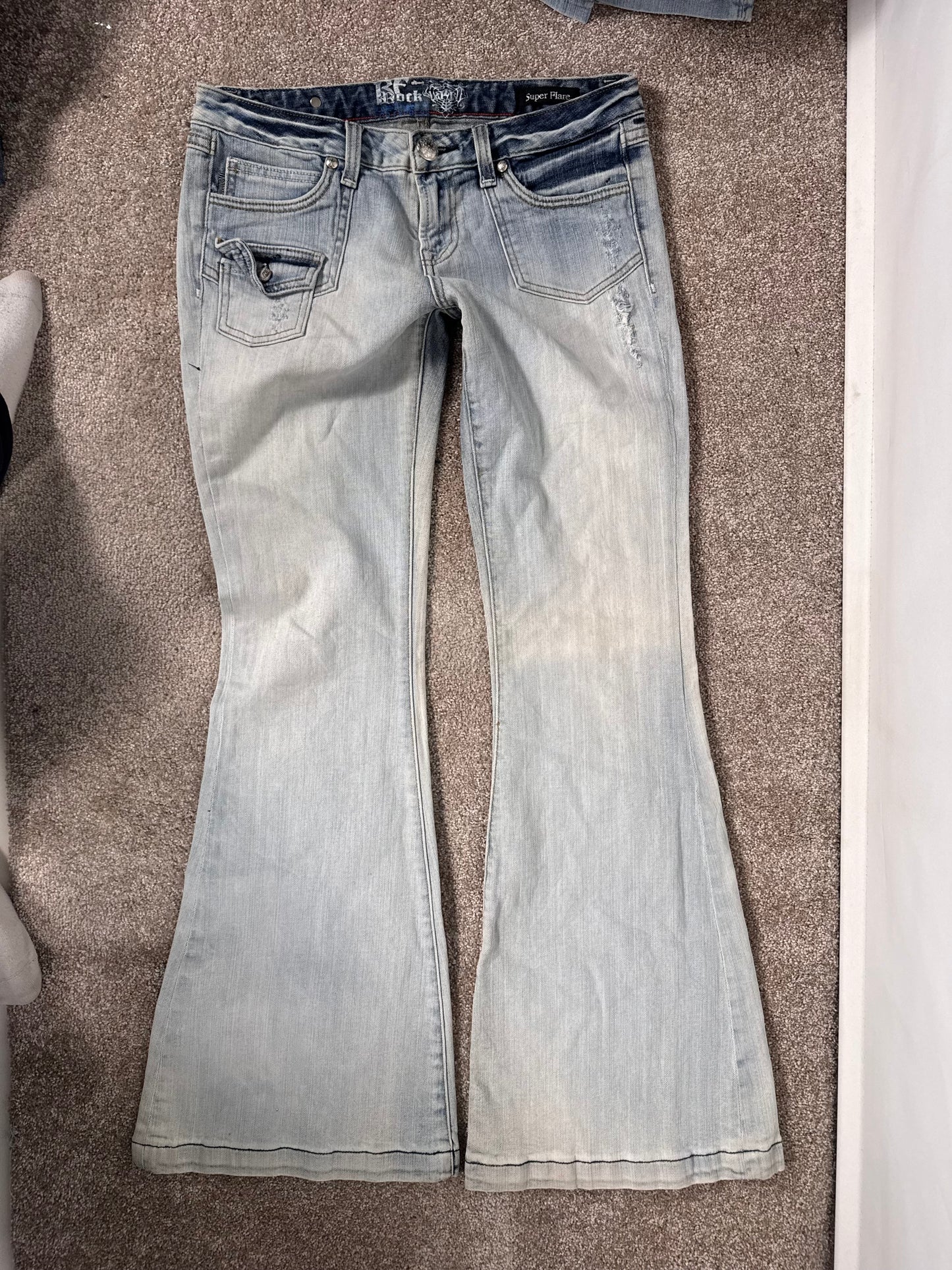 Lågmidjade jeans stl: M