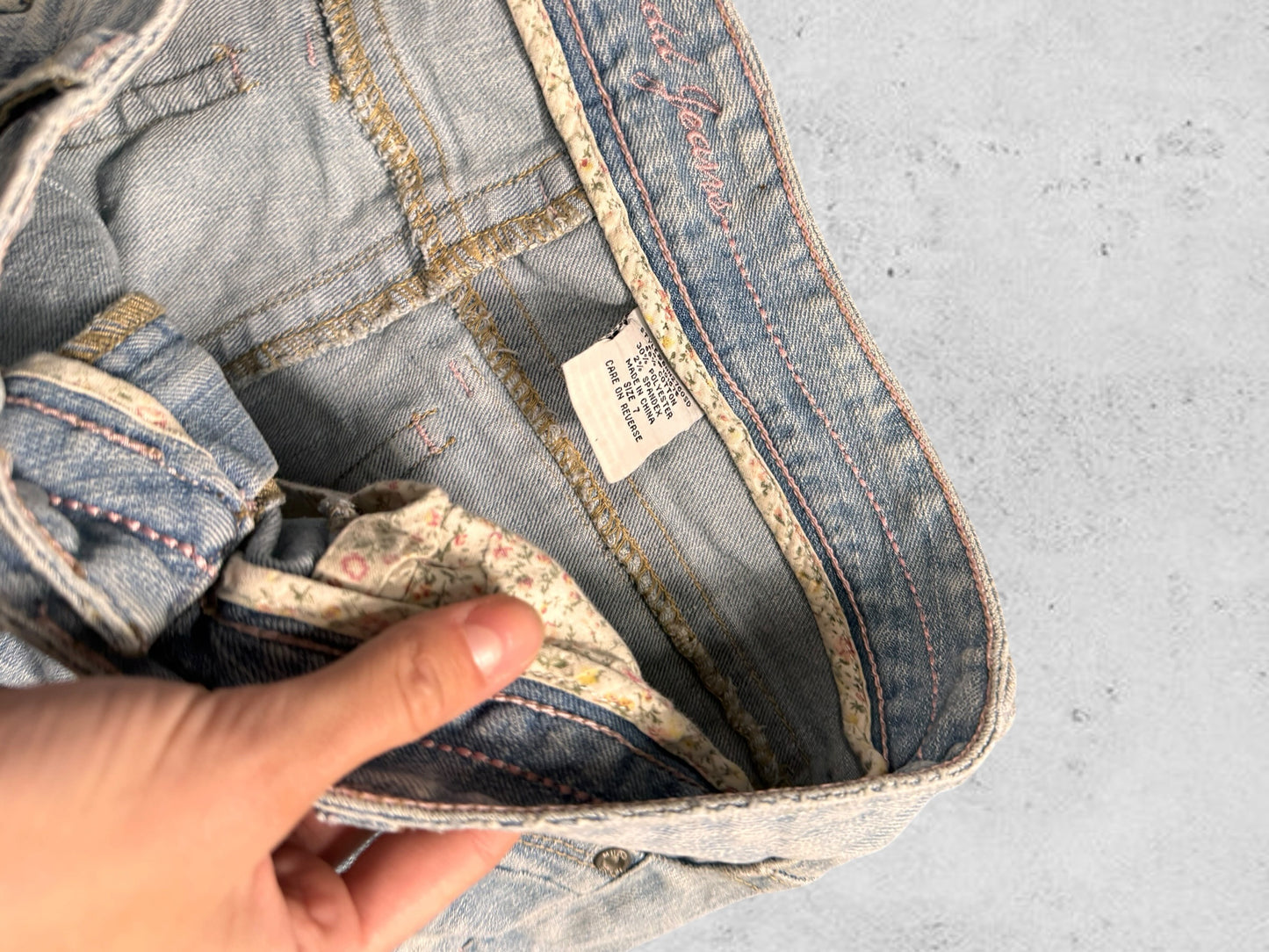 Lågmidjade jeans stl: S