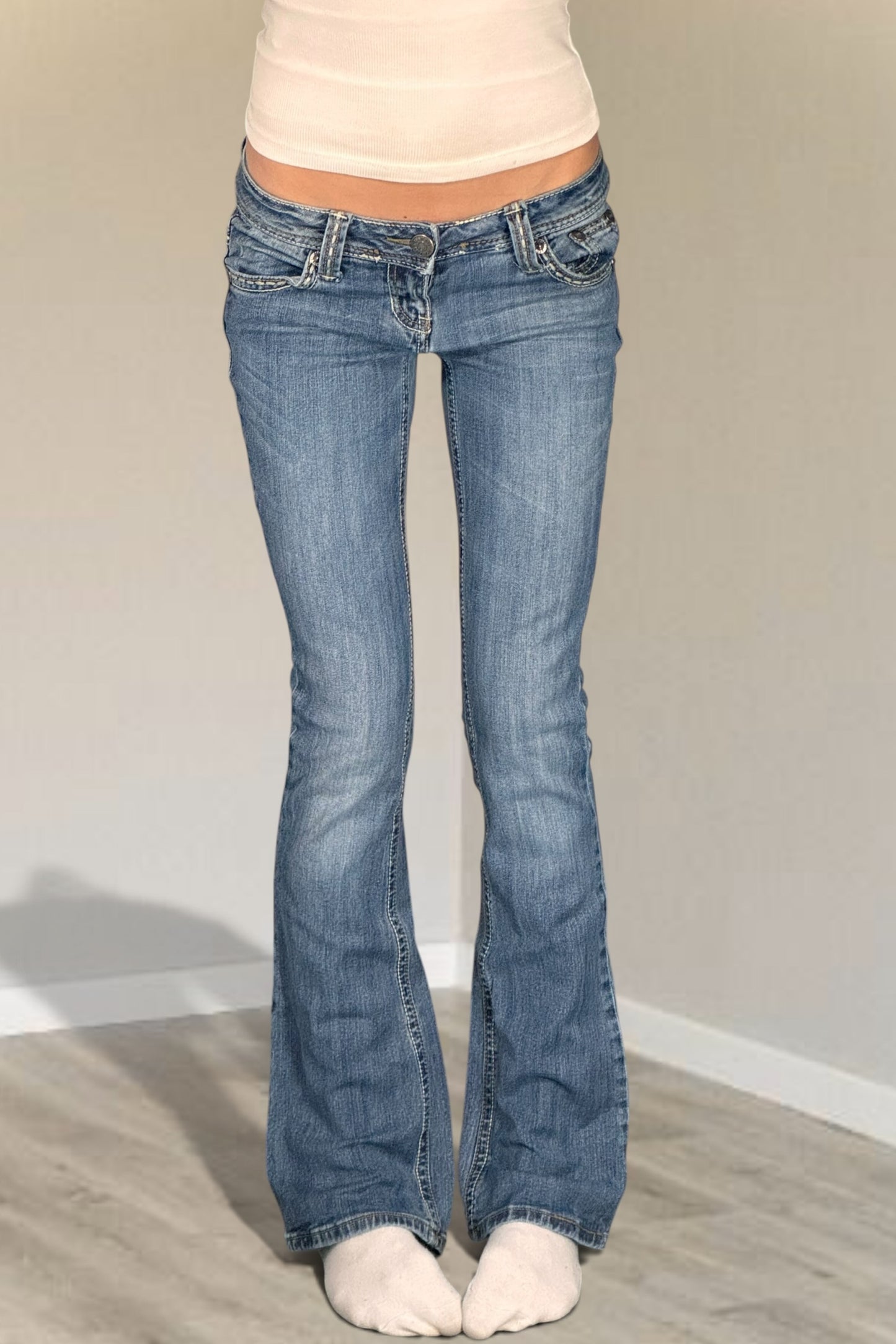 Lågmidjade jeans stl: XS