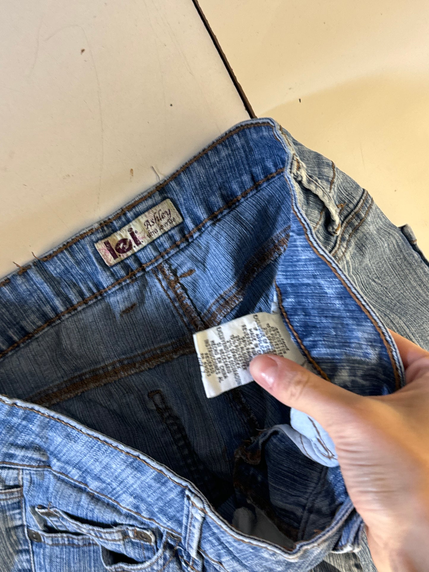 Lågmidjade jeans stl: S