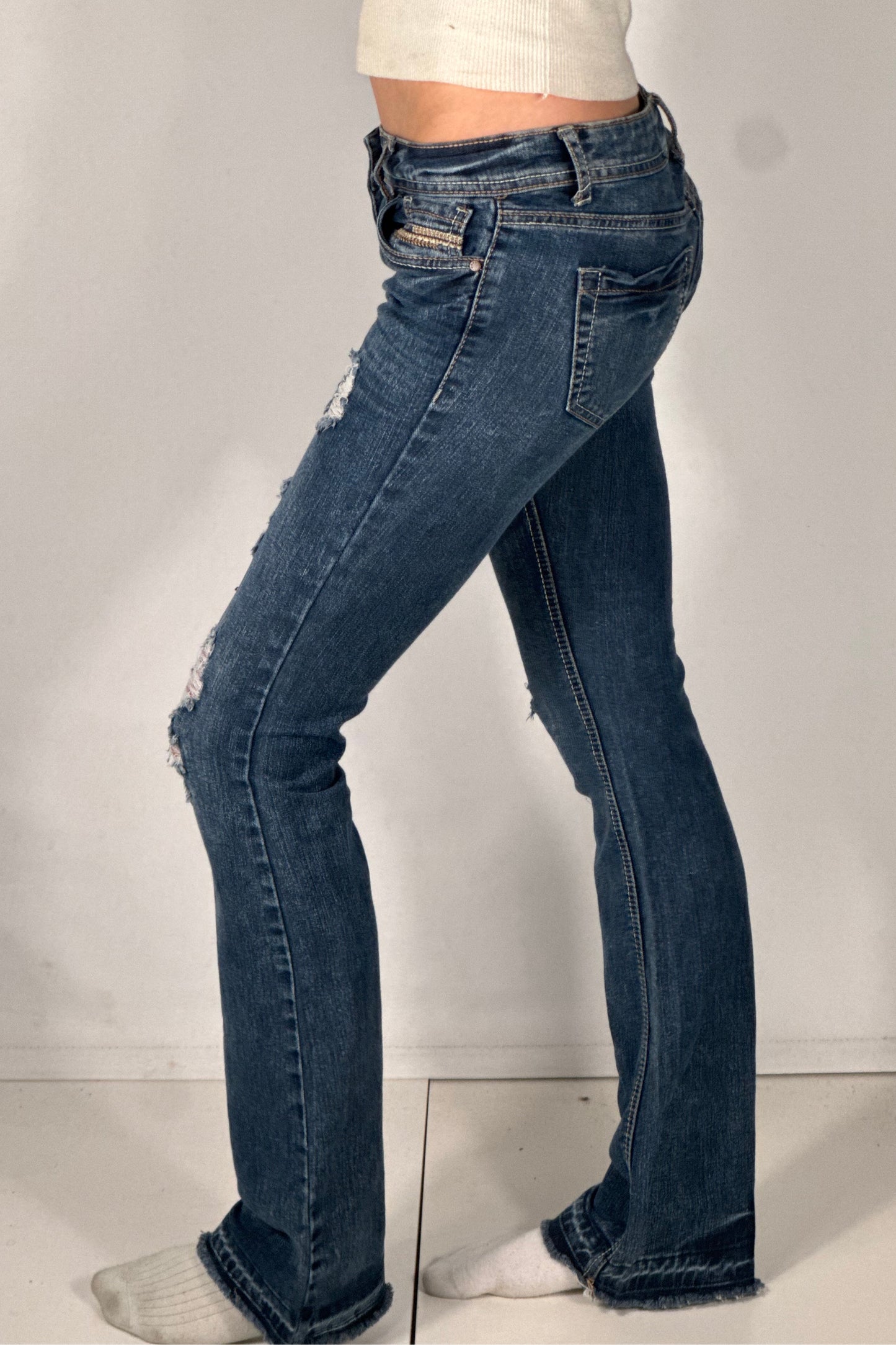 Lågmidjade jeans stl: XS