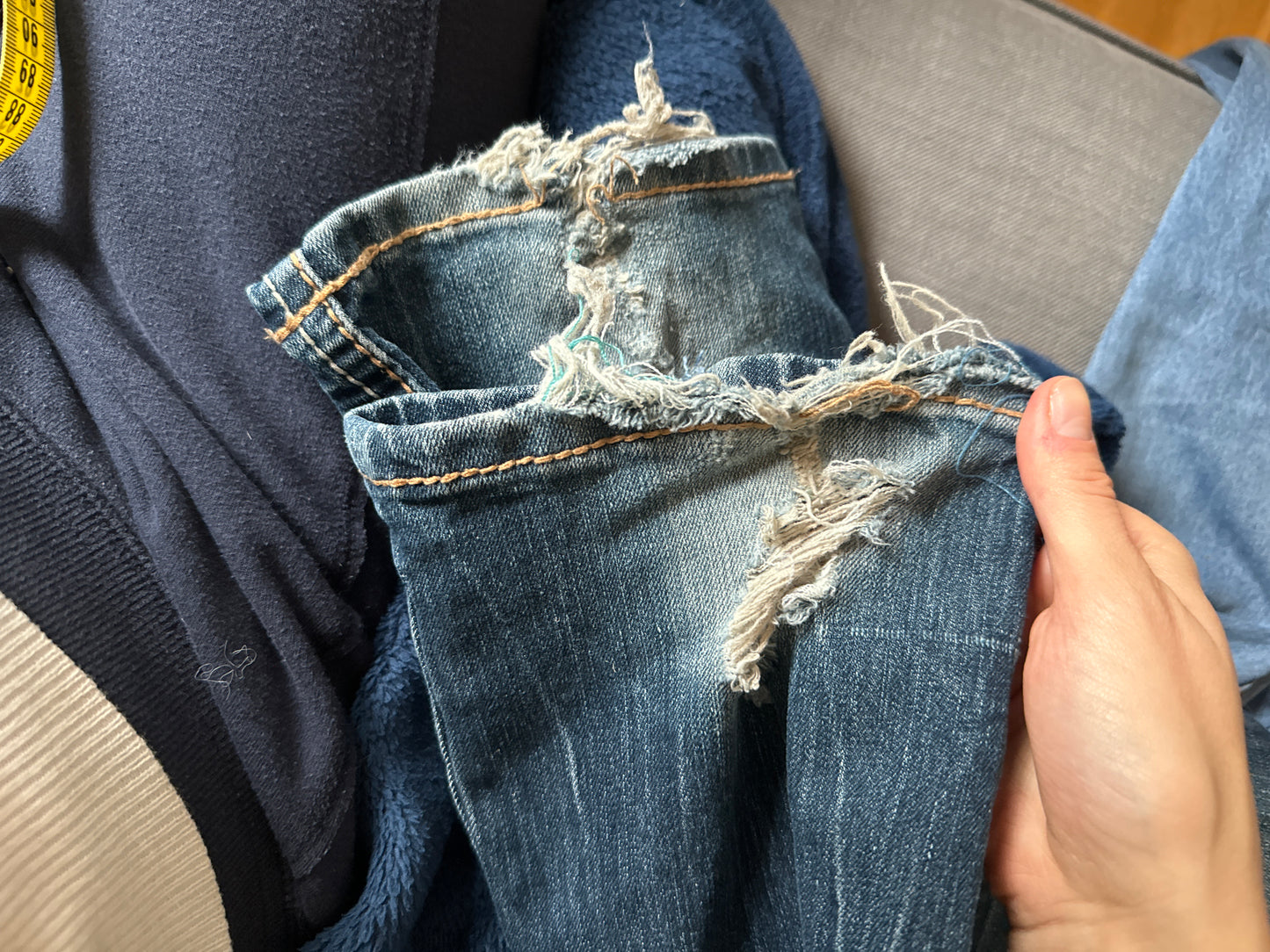 Lågmidjade jeans stl: XXS
