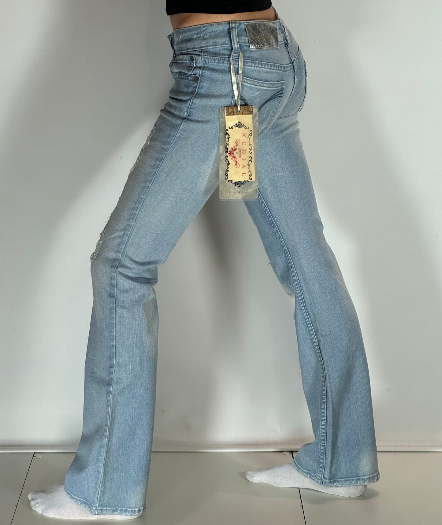 Lågmidjade jeans stl: S