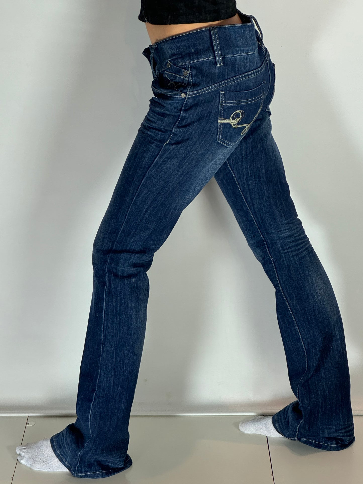 Lågmidjade jeans stl: M