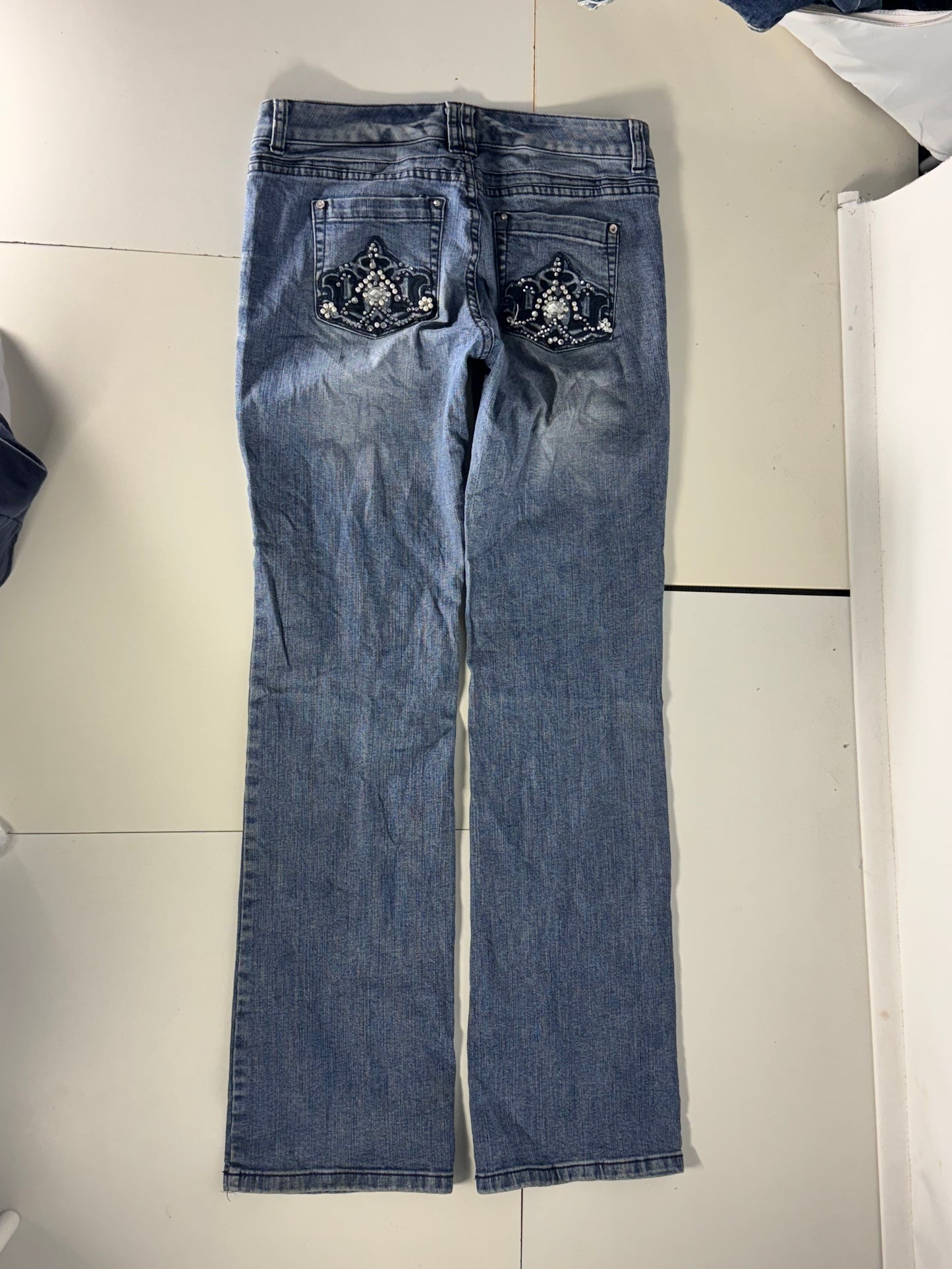 Lågmidjade jeans stl: