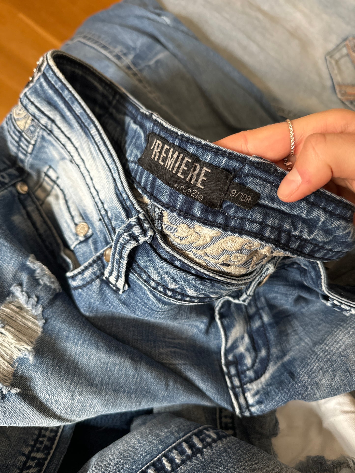 Lågmidjade jeans stl: M