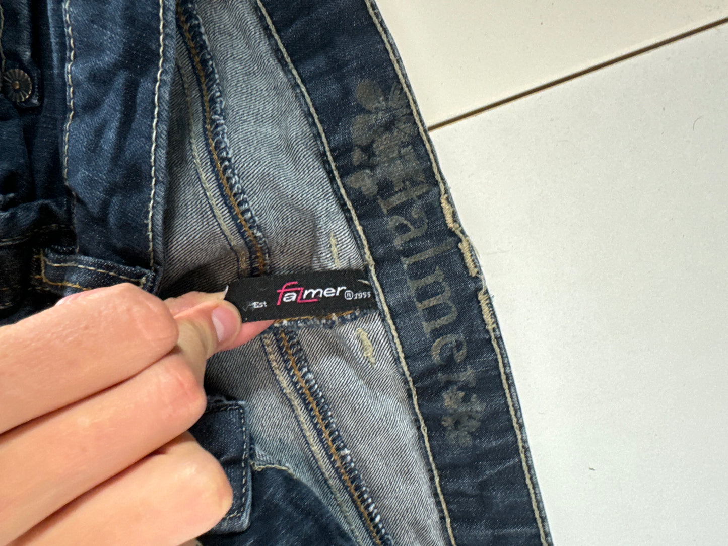 Lågmidjade jeans stl: S