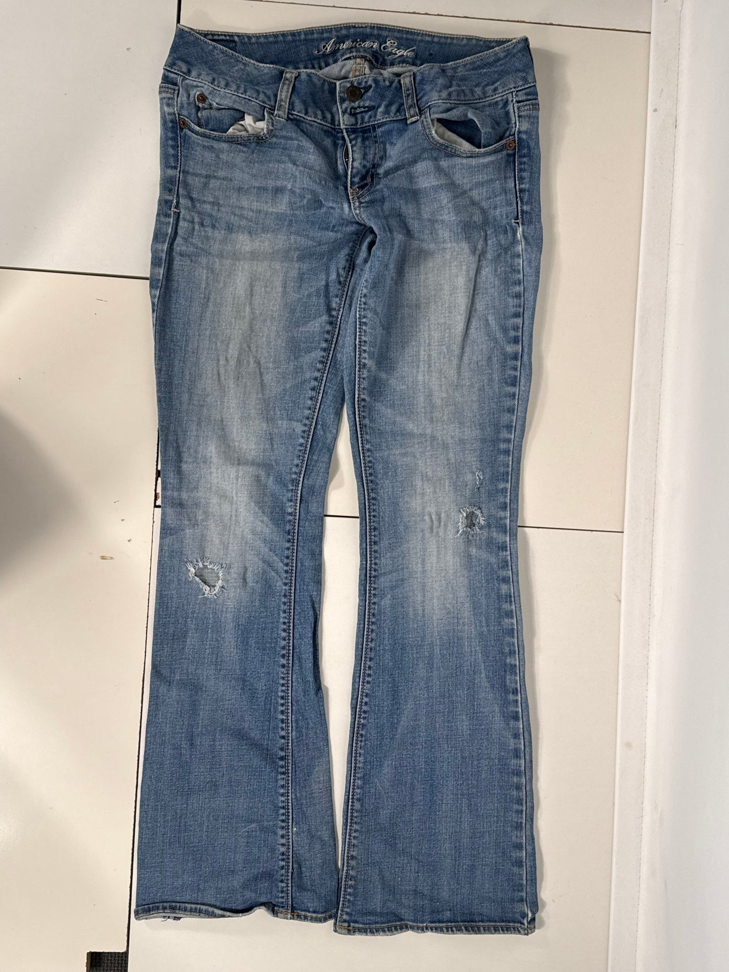 Lågmidjade jeans stl: S