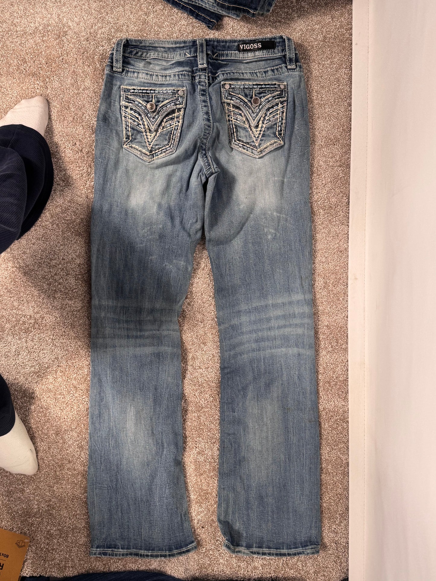 Lavtaljede jeans str: XS