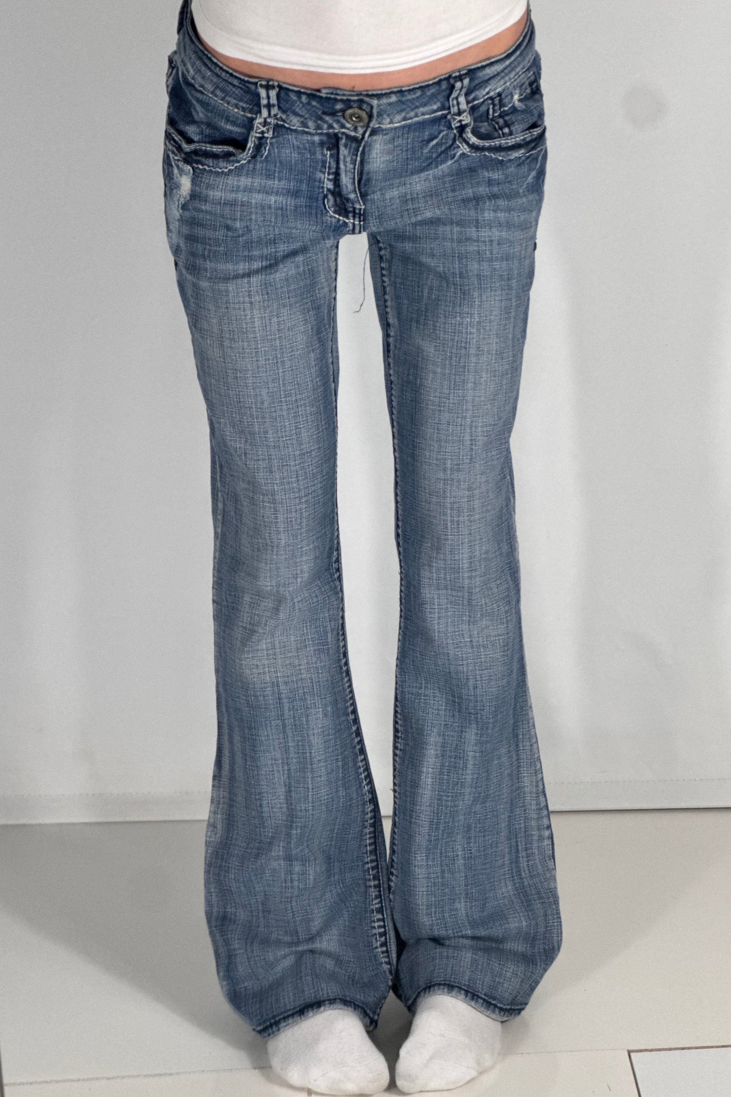 Lågmidjade jeans stl: S