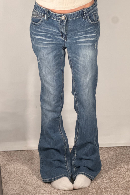 Lågmidjade jeans stl: L