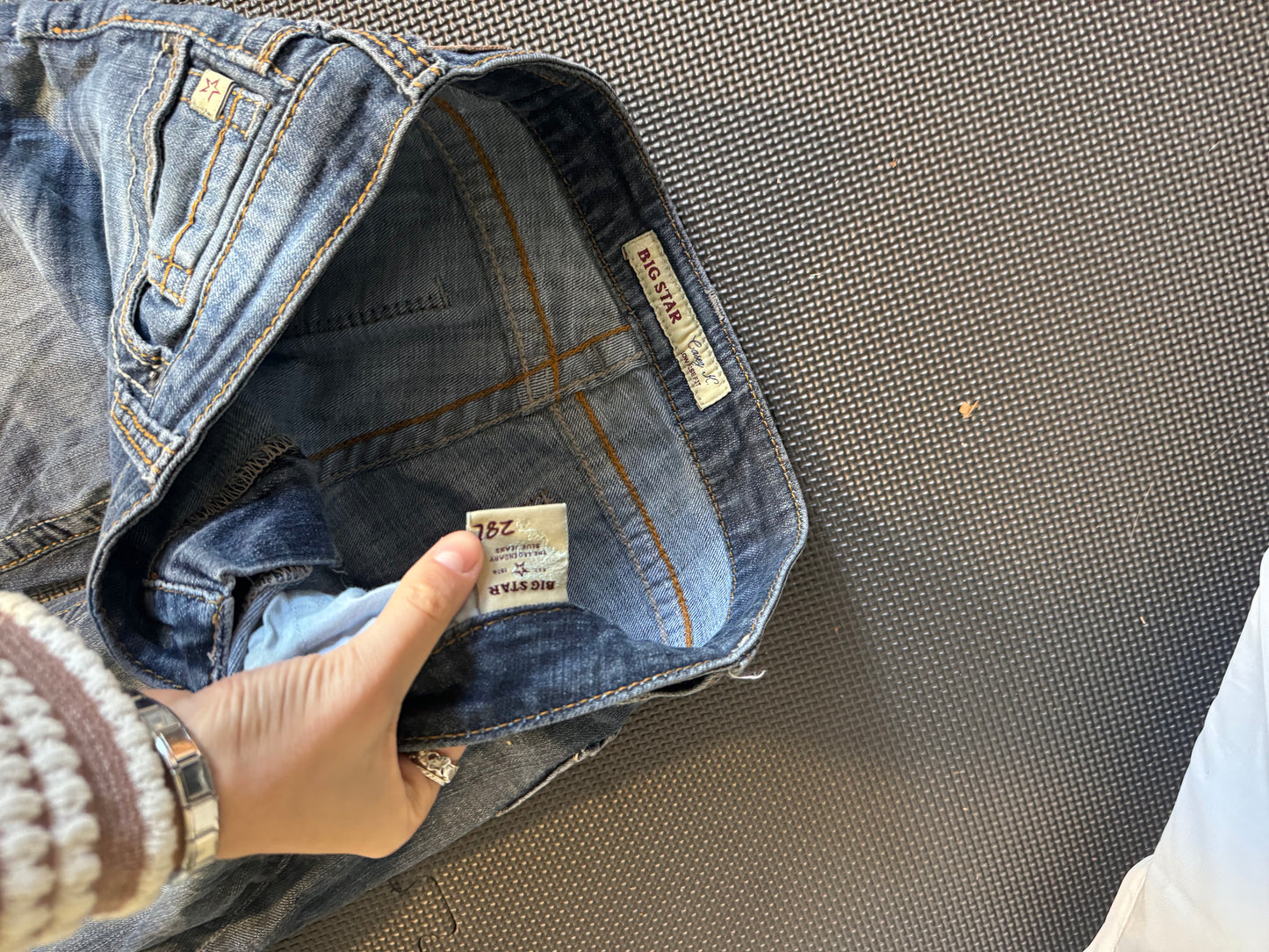 Lågmidjade jeans stl: S