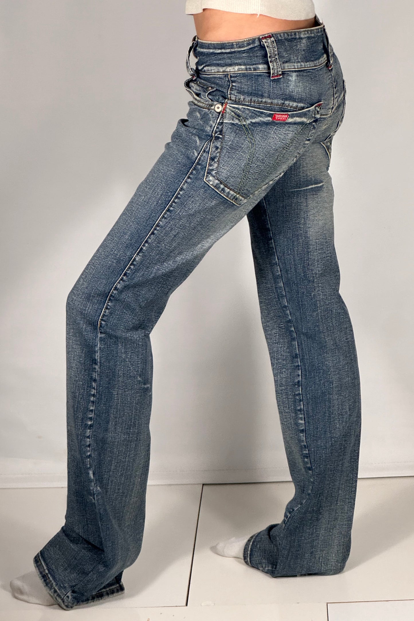 Lågmidjade jeans stl: XS