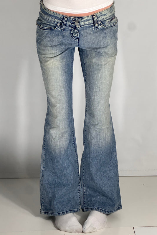 Lavmidede jeans str: XXS