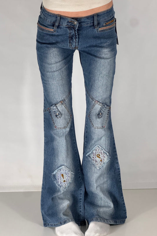 Lavlivede jeans str: XXS