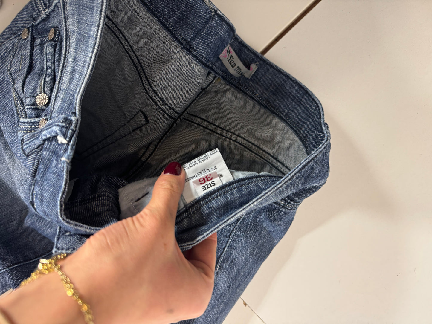 Lågmidjade jeans stl: XS