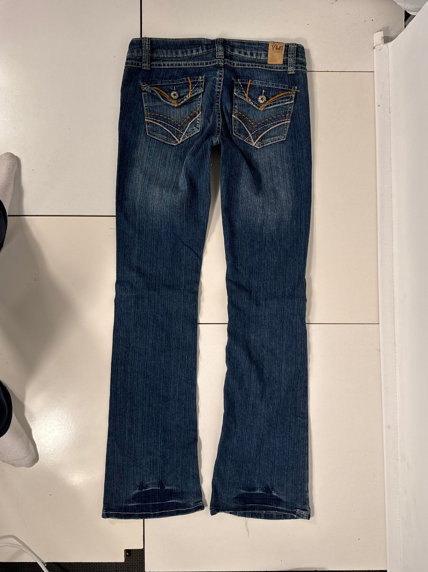 Lavtaljede jeans str: S